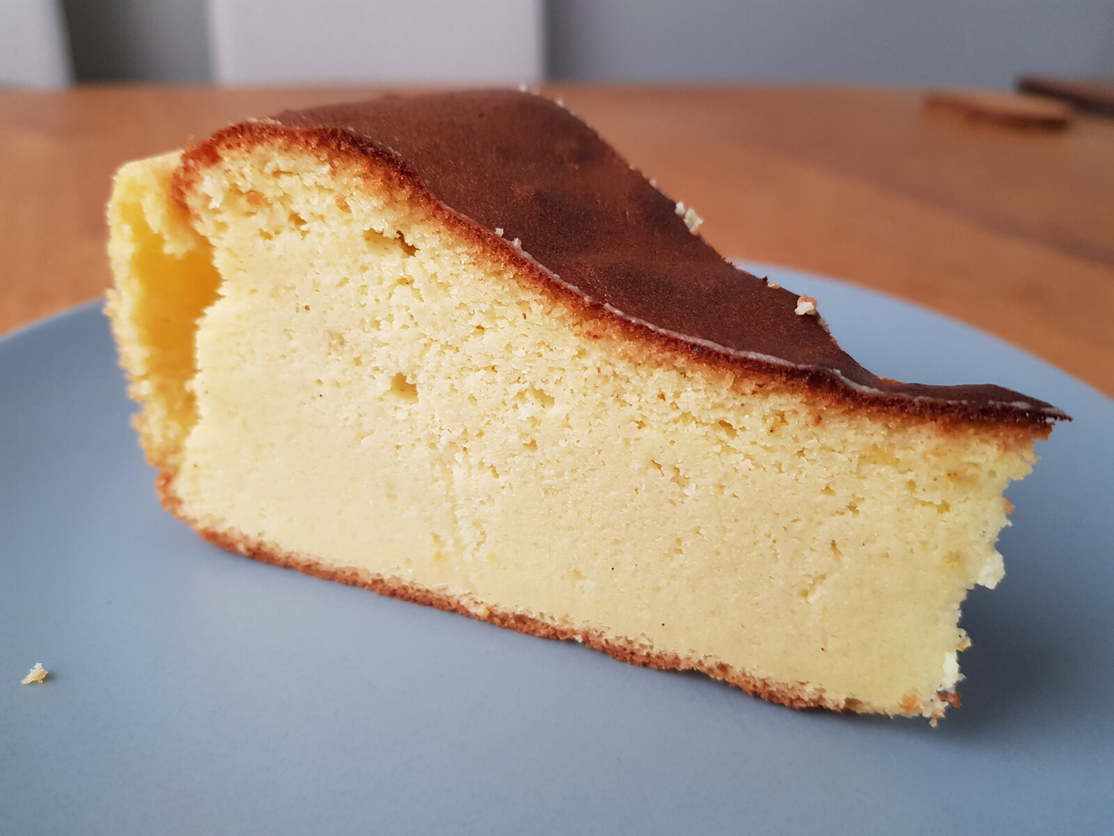 A Slice of Lemon Potato Cake (minus the lemon drizzle at this stage)