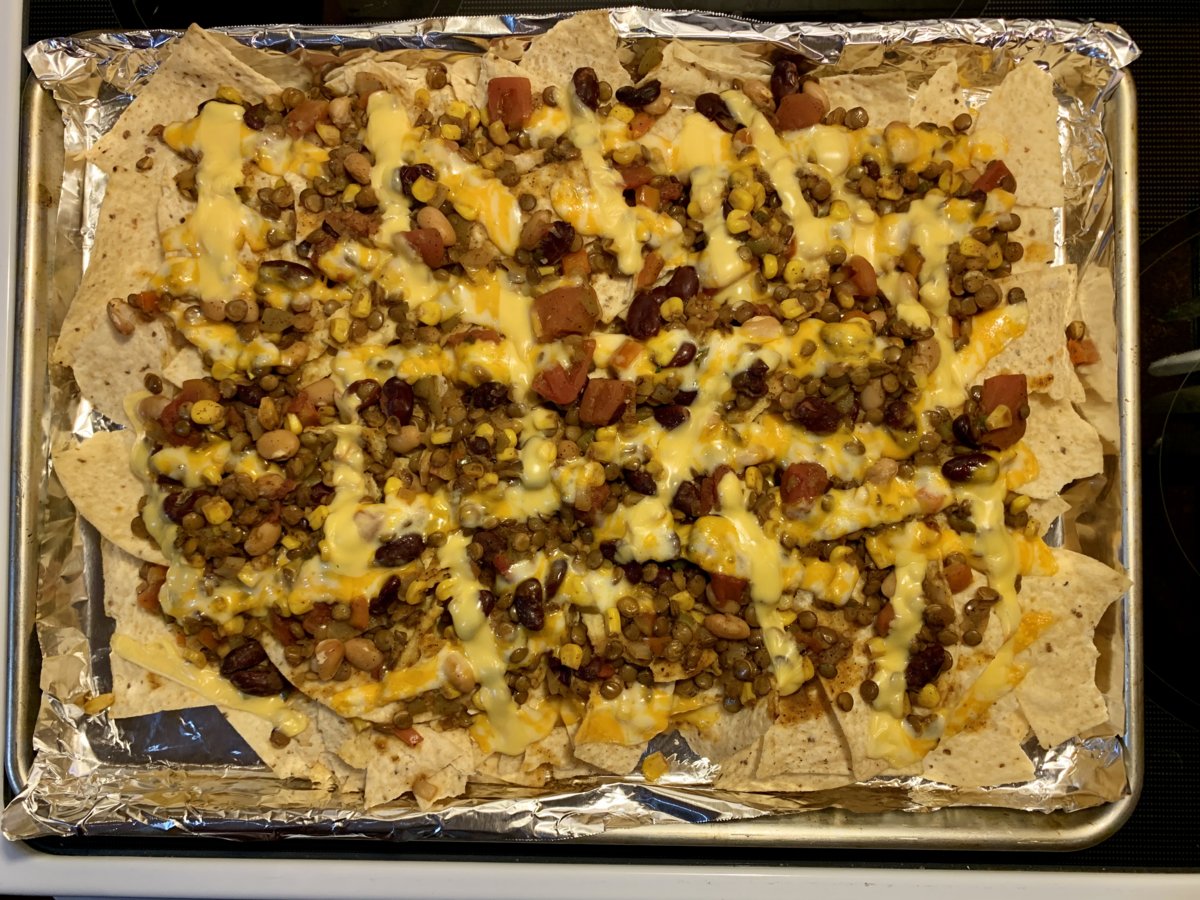 Almost Vegetarian Nachos