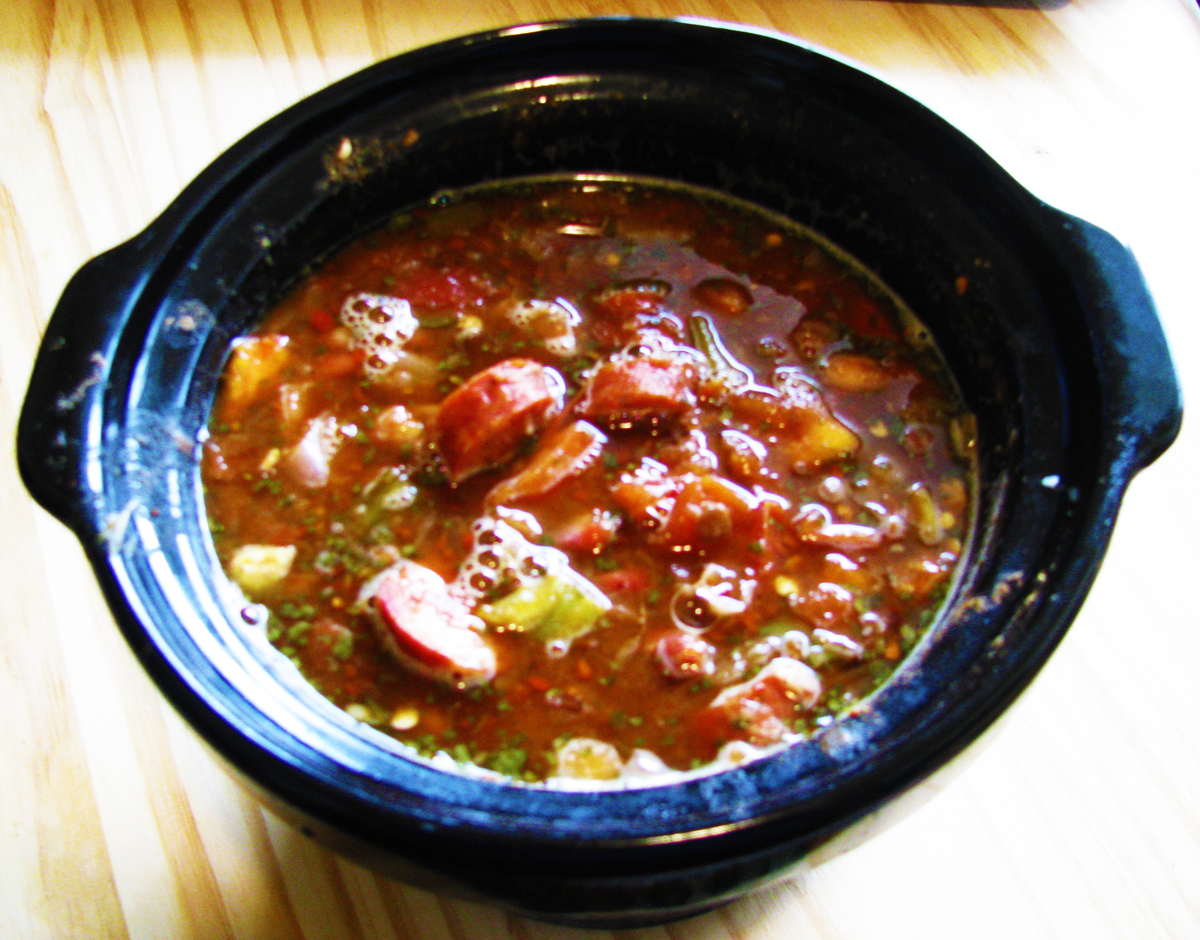 Andouille Lime Bean Soup