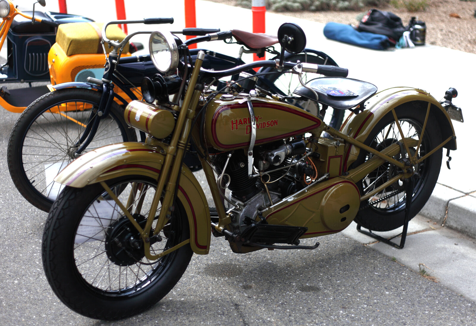 Antique Harley Davidson Motorcycle