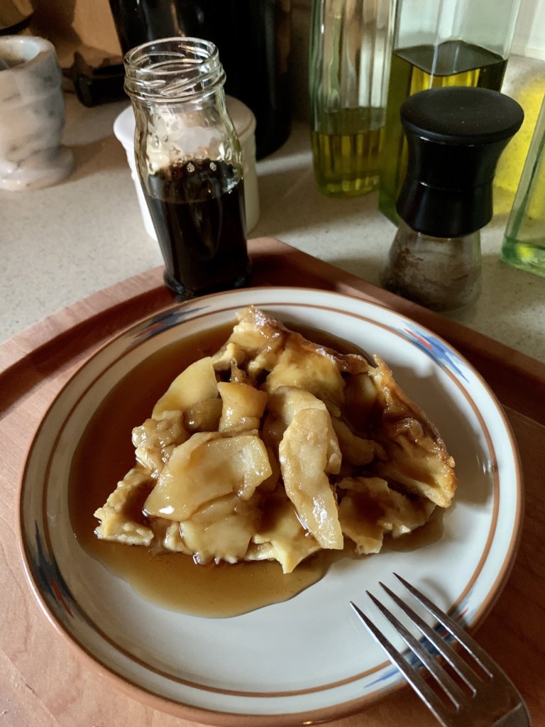 Apple Pancake Plated