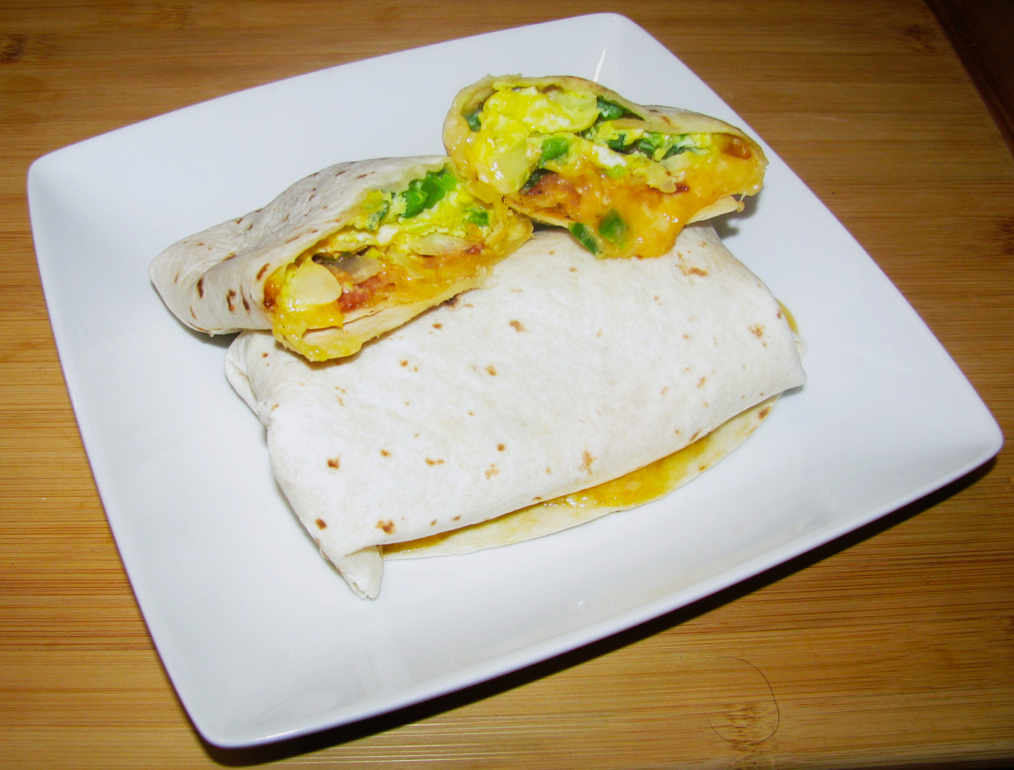 Bacon and Egg Breakfast Burrito