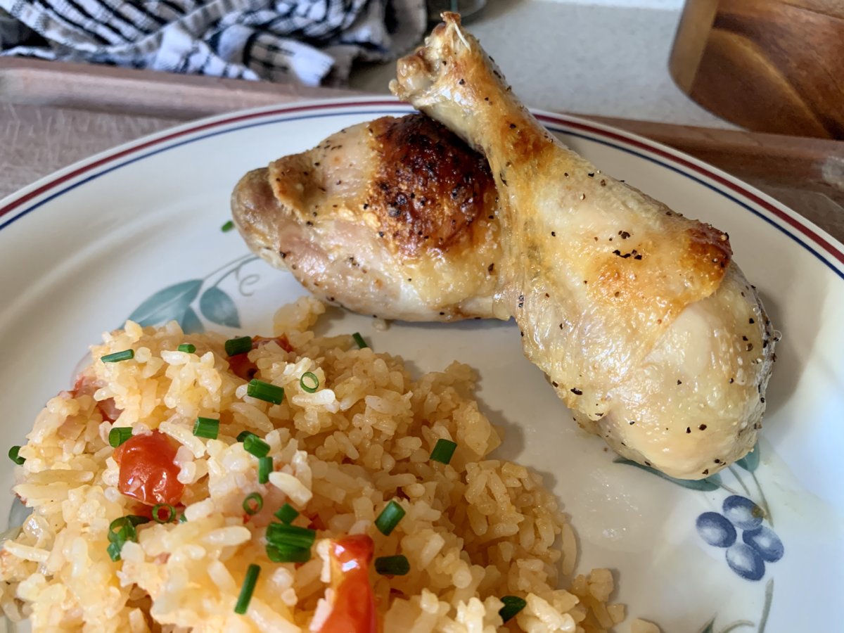 Baked Chicken & Spanish Rice