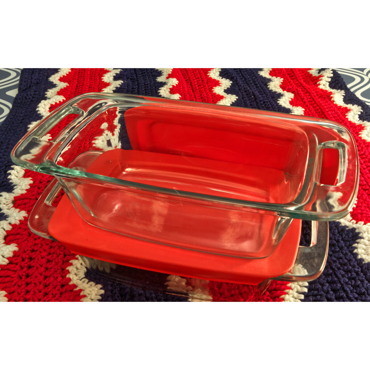 Bakeware Oven Microwave Glass Bread Pans with Covers