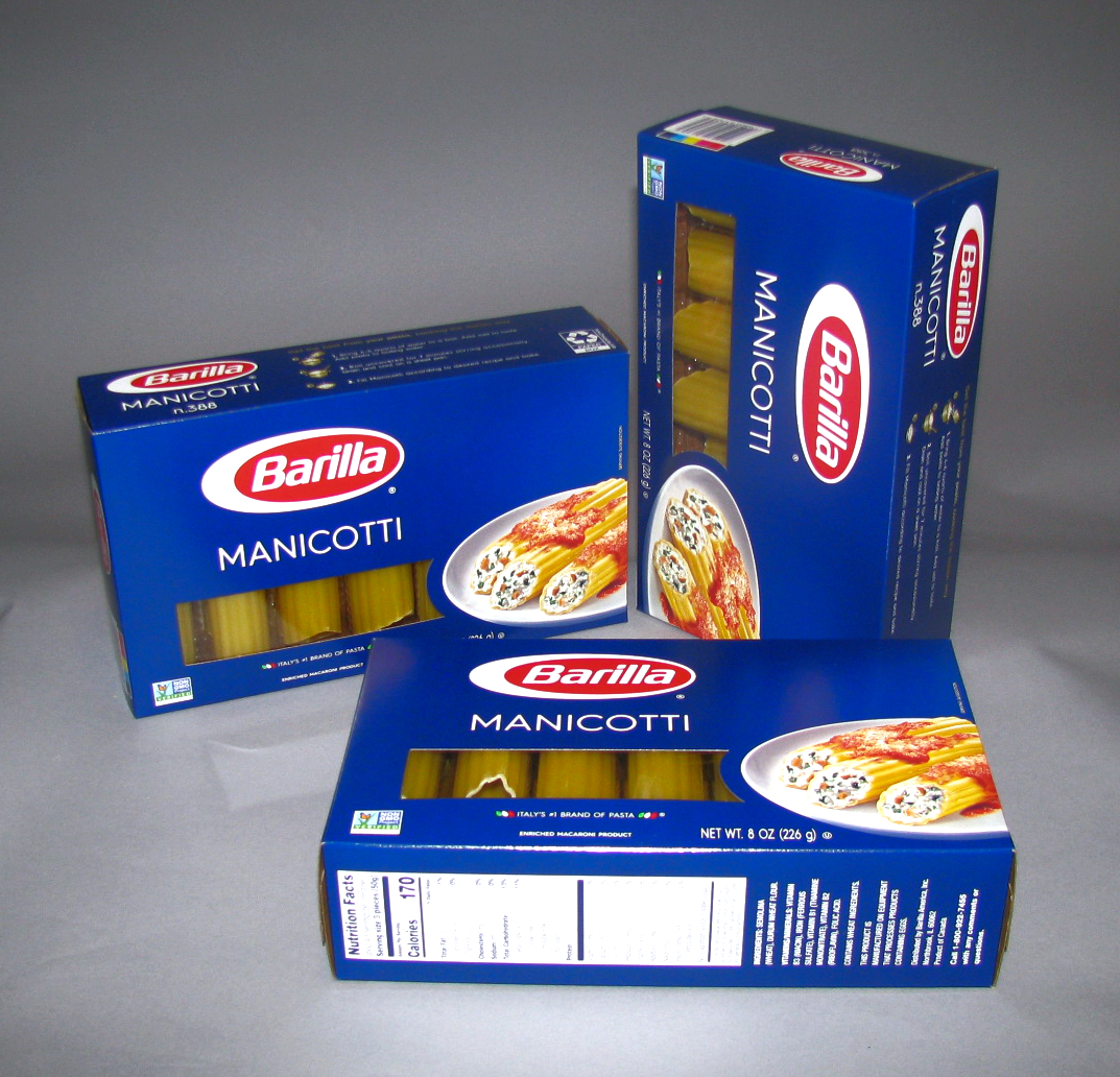 Barilla Manicotti