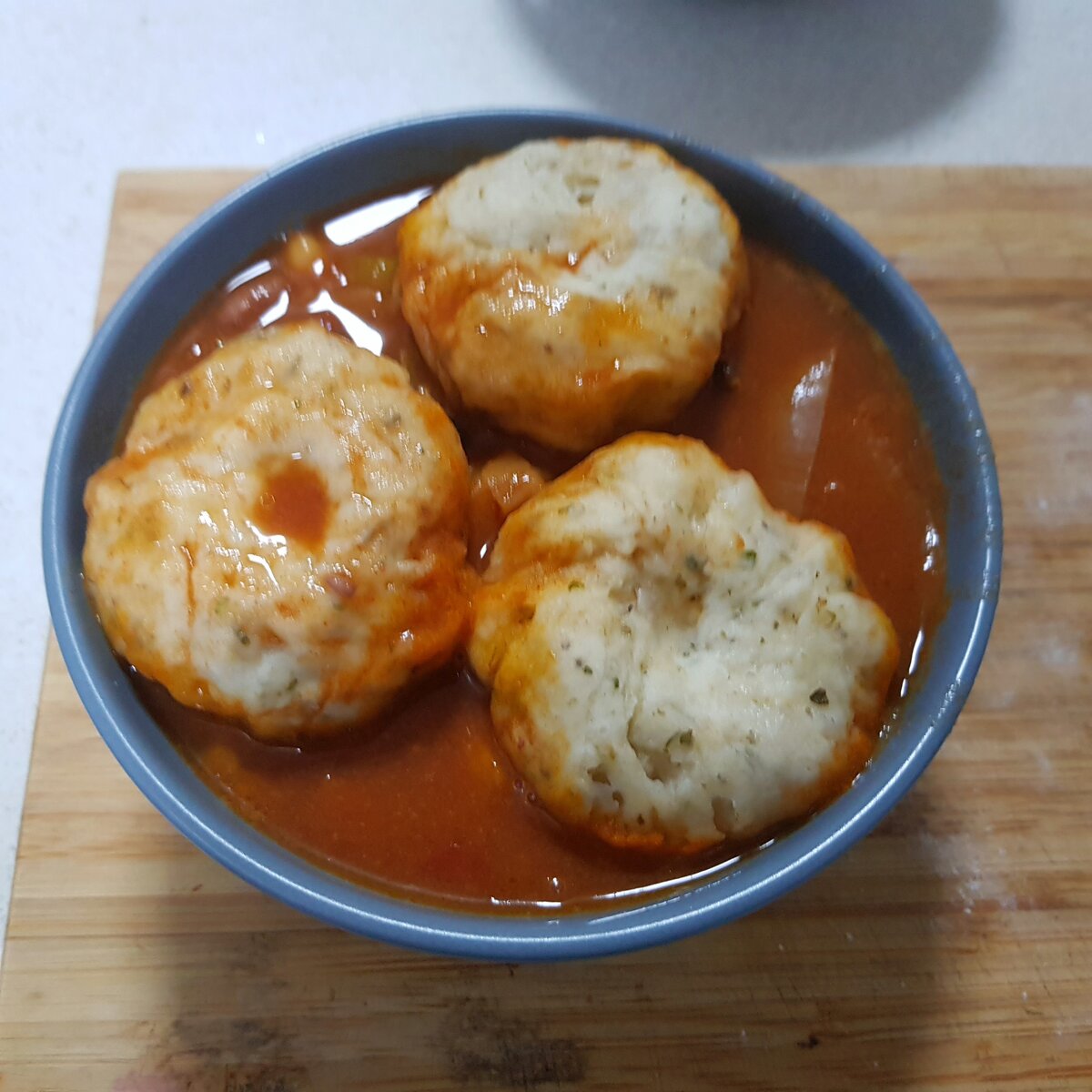 Bean & Veg Stew with Herby Suet Dumplings