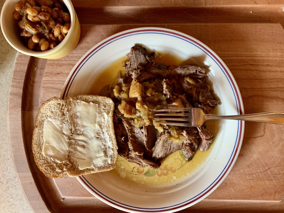 Beer Beef Brisket And Baked Beans