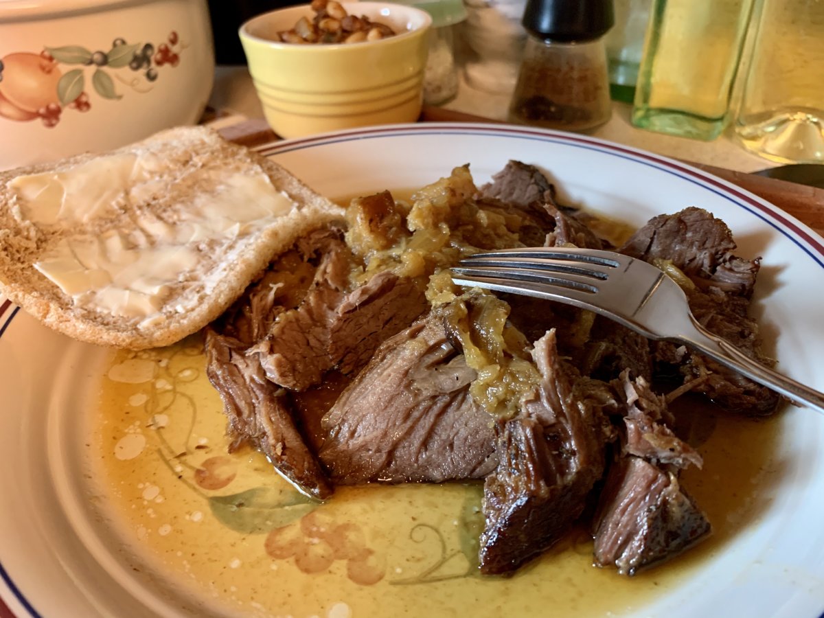 Beer Beef Brisket And Baked Beans