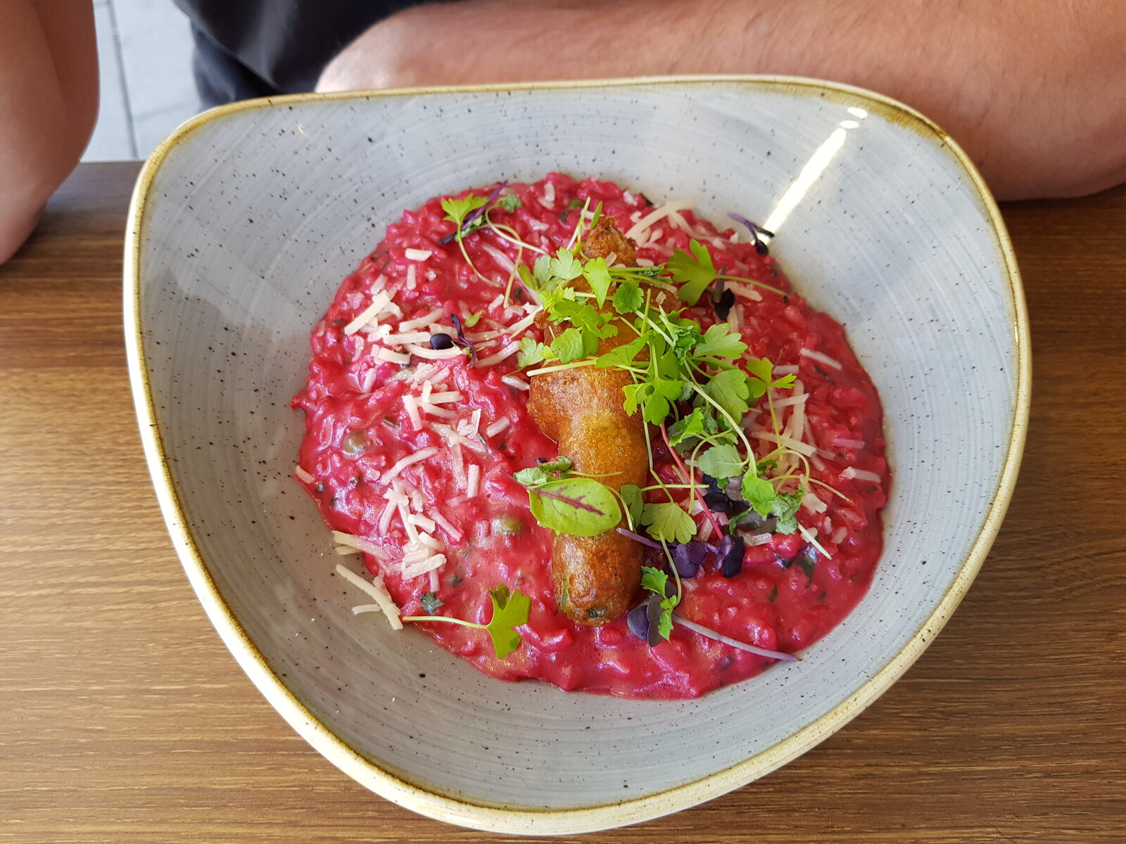Beetroot risotto