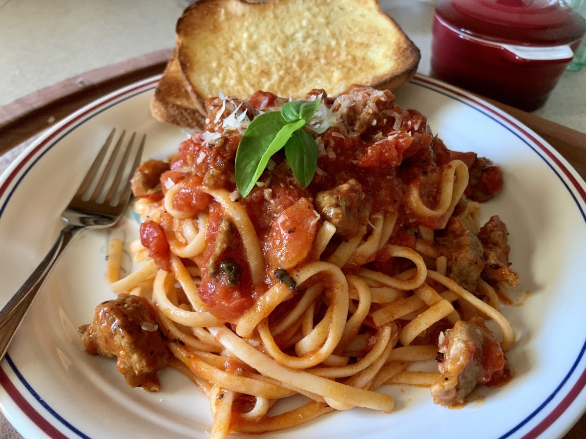 Big Plate Of Pasta