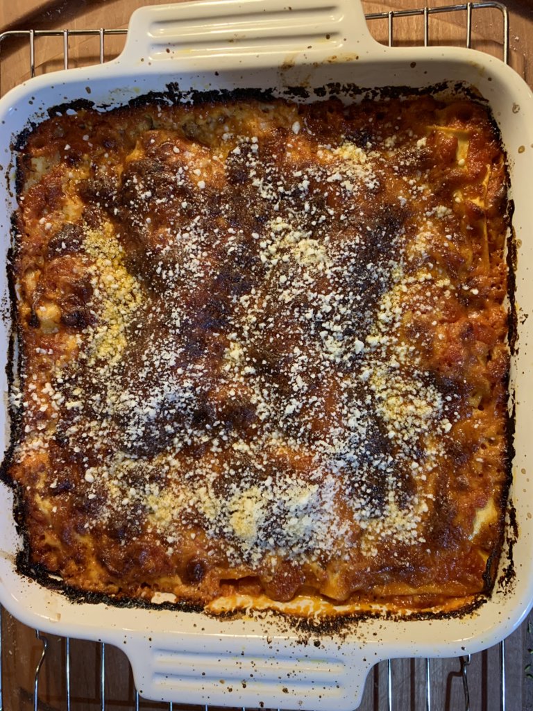 Bit Overdone Lasagna