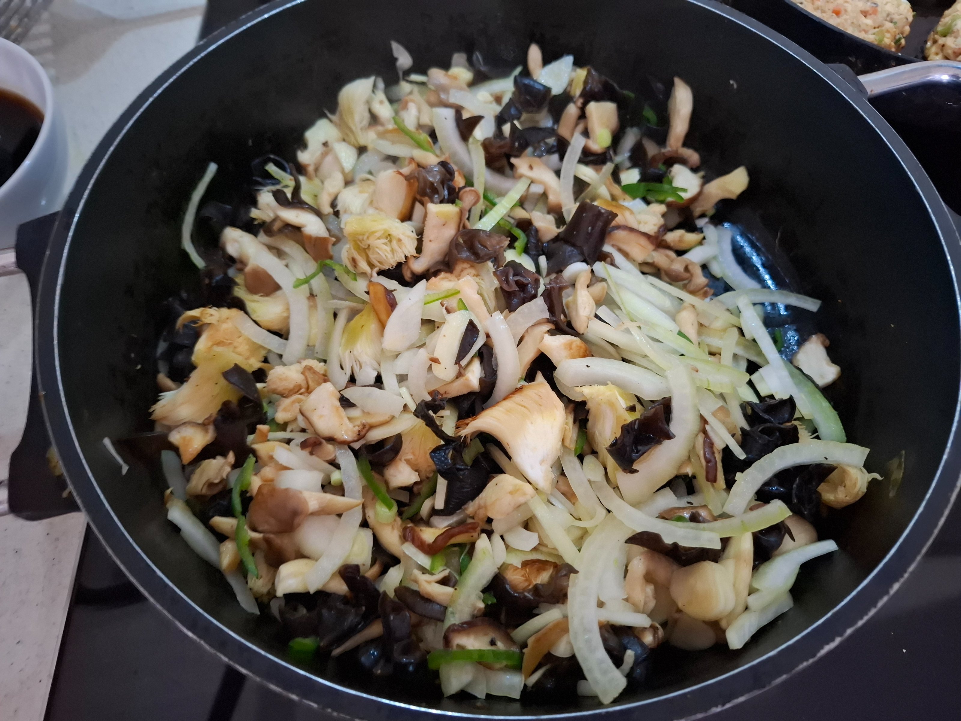 Braised Lion's Mane Mushrooms