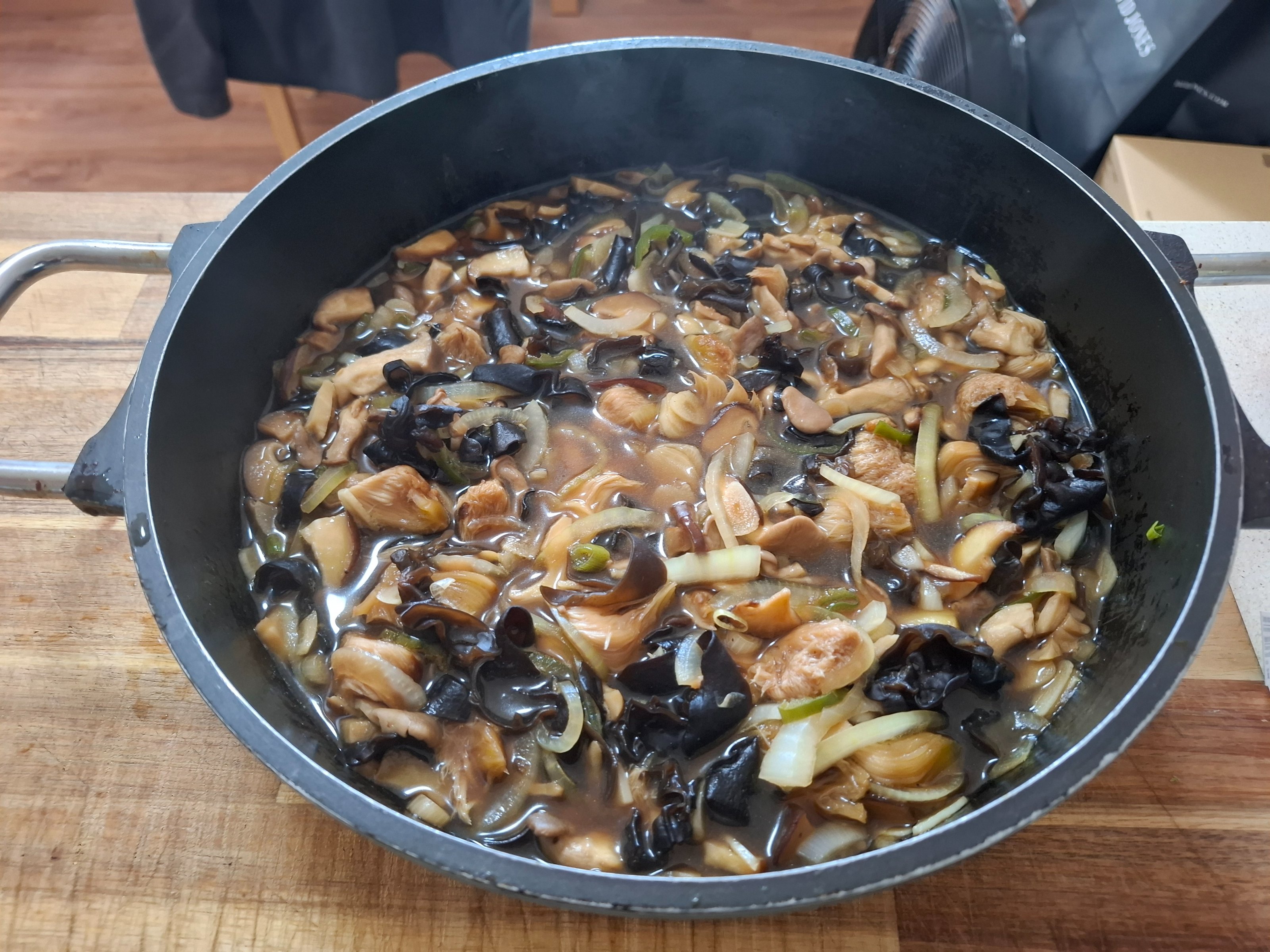 Braised Lion's Mane Mushrooms