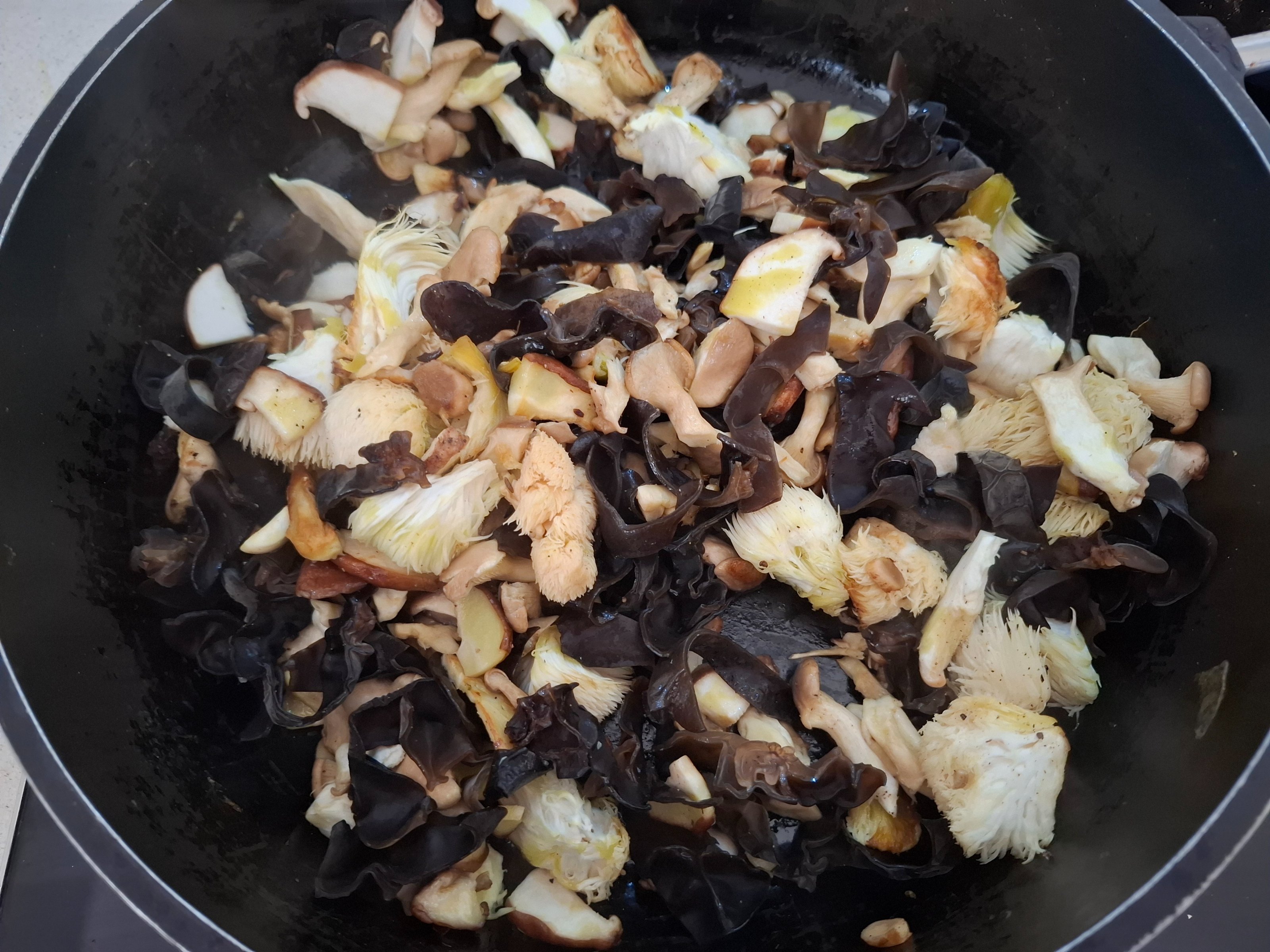 Braised Lion's Mane Mushrooms