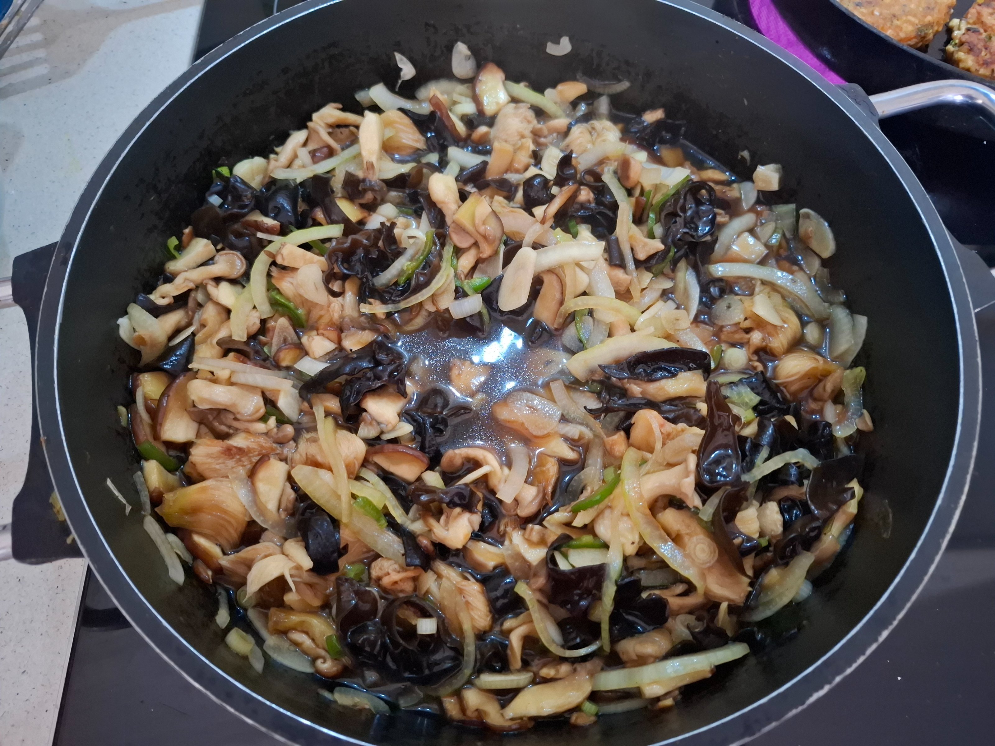 Braised Lion's Mane Mushrooms