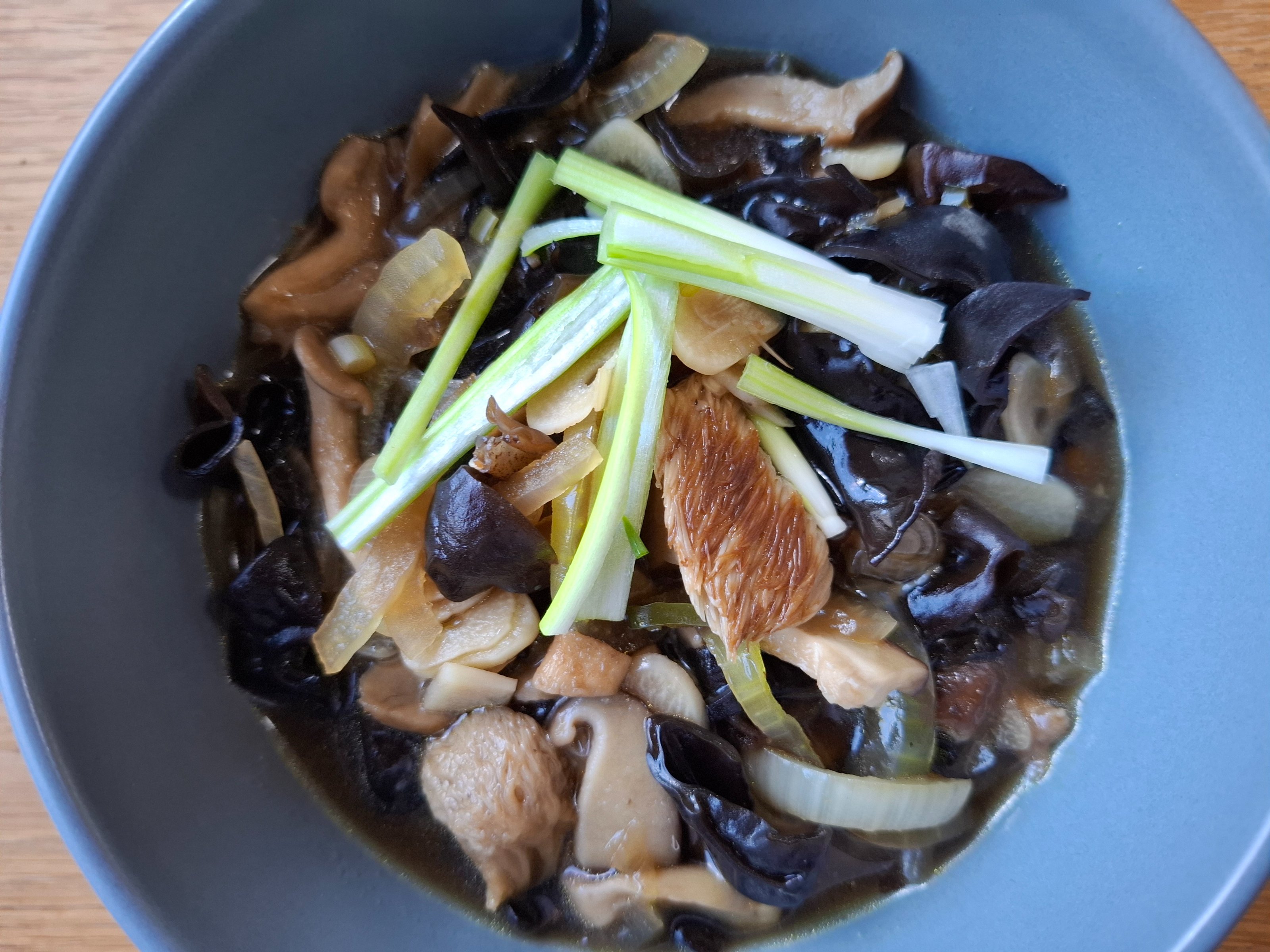 Braised Lion's Mane Mushrooms