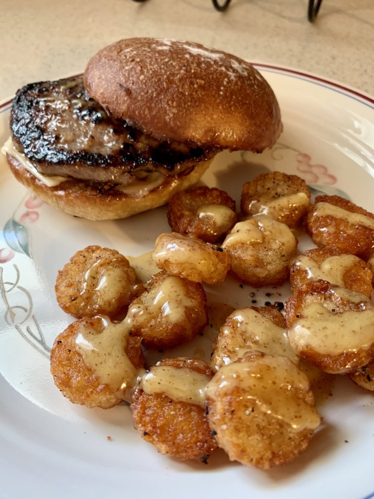Bratwurst Patties & Crispy Crown Potatoes