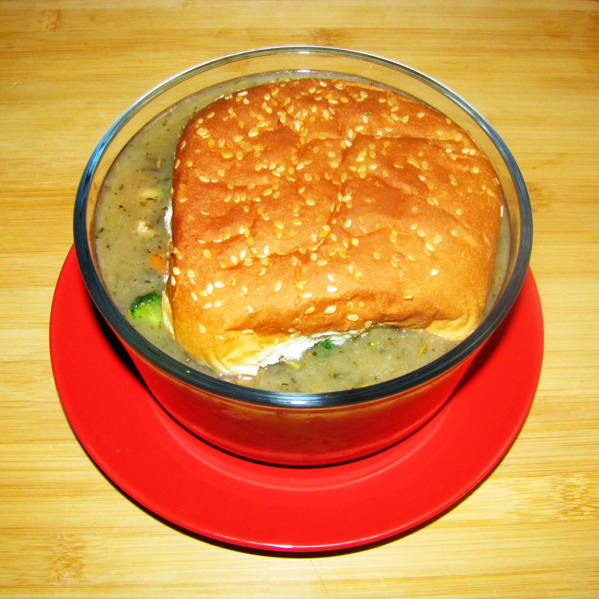 Burger Bun Pie (#1) Turkey Soup Bun