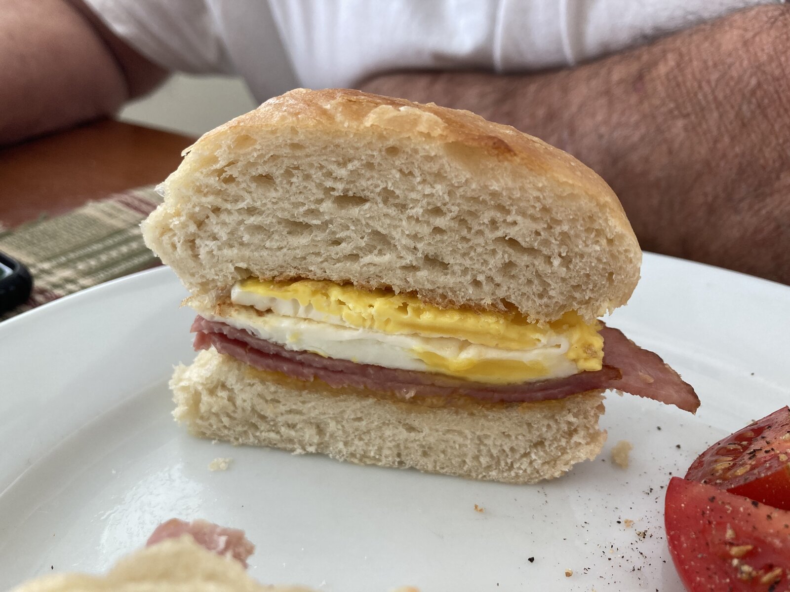 Cast Iron Skillet Rolls Stuffed For Breakfast