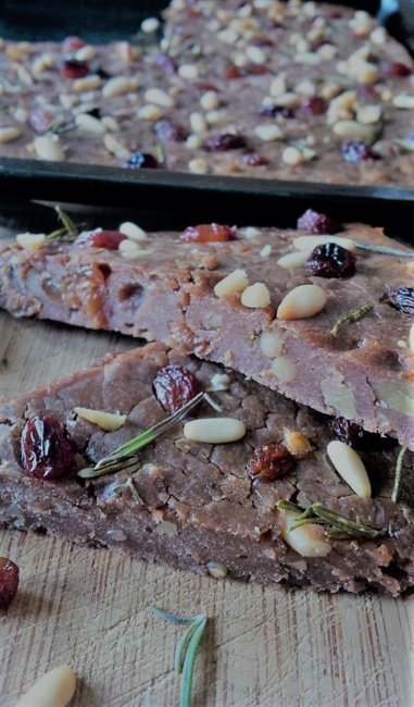 Castagnaccio – Tuscan Flat Cake with Chestnut Flour