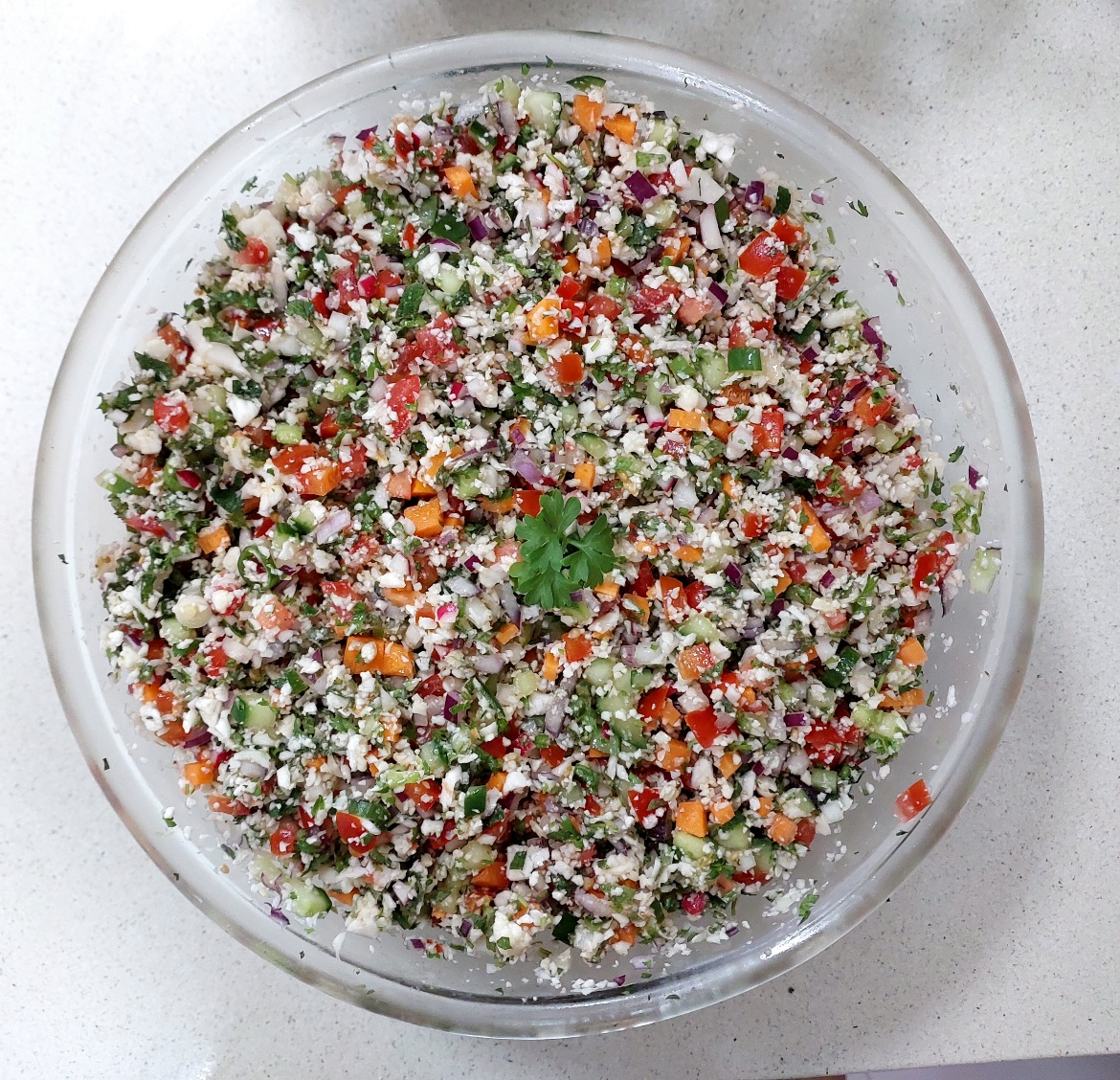 Cauliflower Rice Tabbouleh