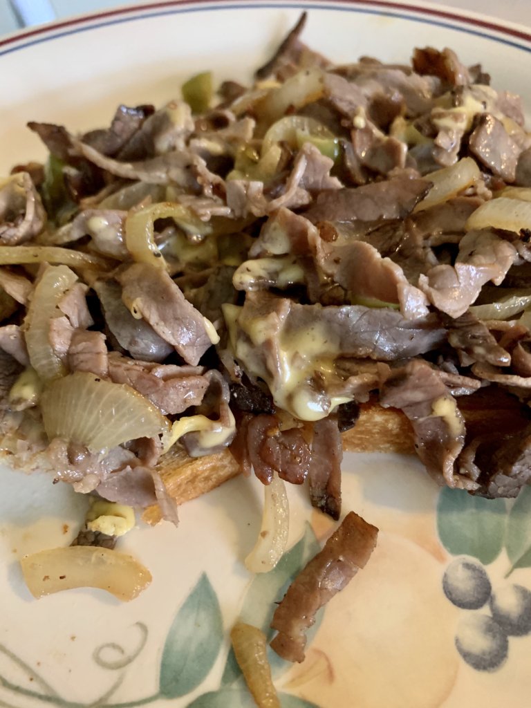 Cheater Cheesesteak