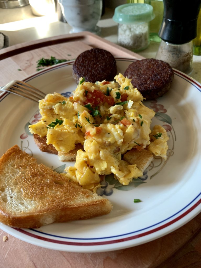 Cheesy Scrambled Eggs