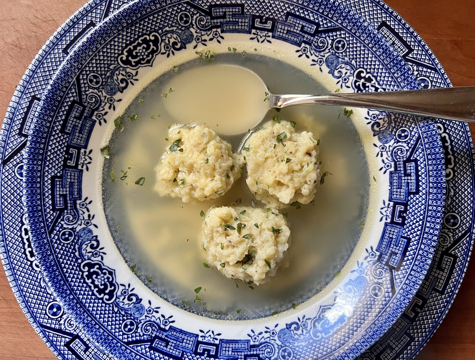 Chicken Broth w/ Saltine Dumplings