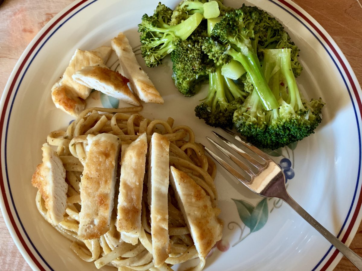 Chicken linguini Marsala