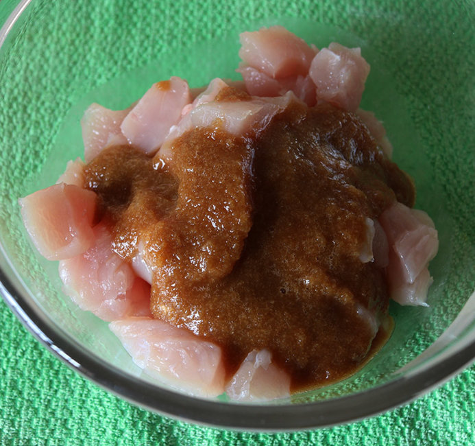 Chicken with marinade