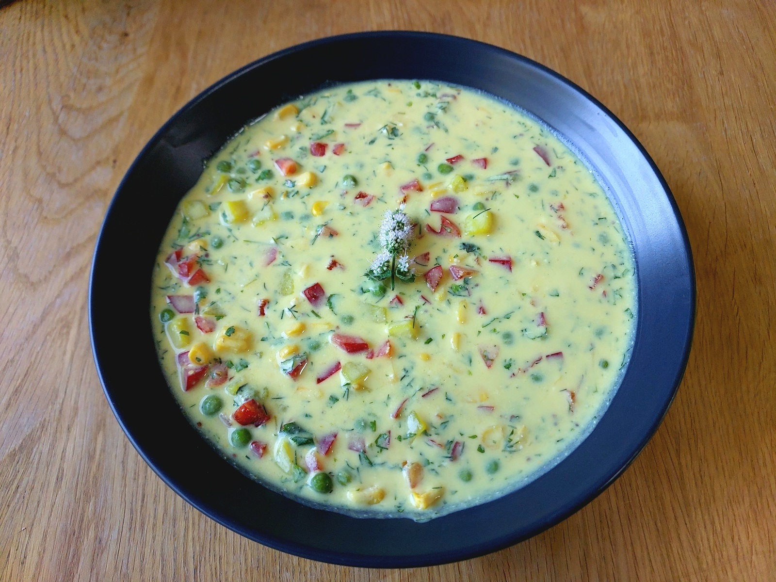 Chilled Yoghurt and Saffron Soup