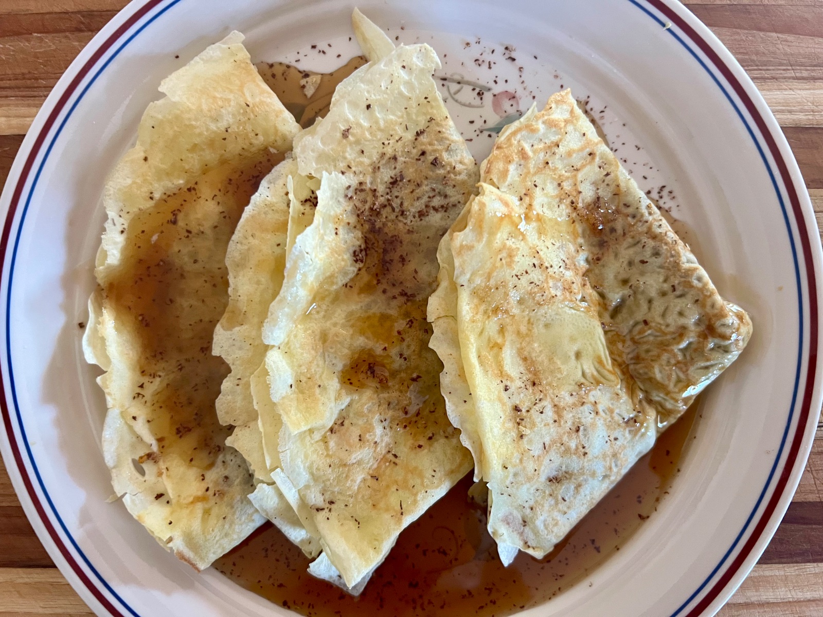 Chocolate-Orange Crepes