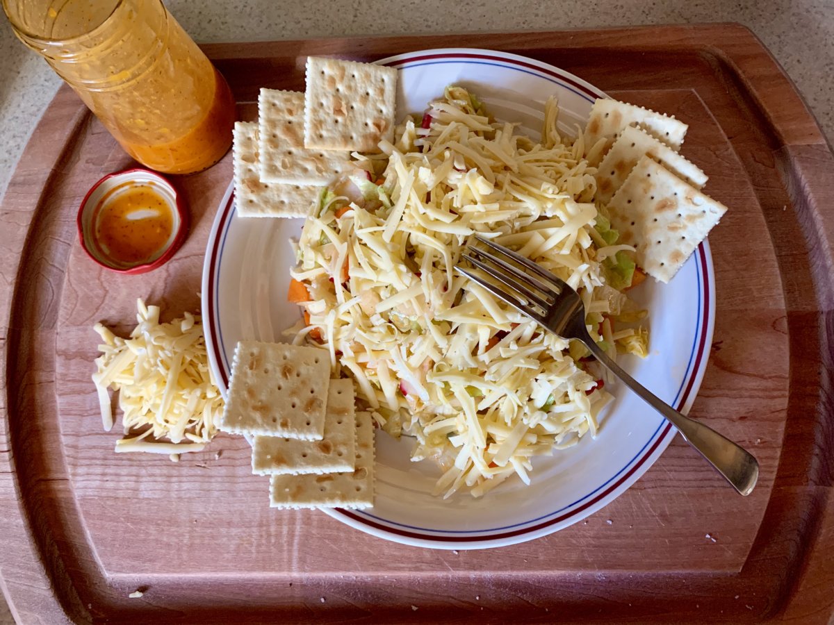 Chopped Salad With French Dressing