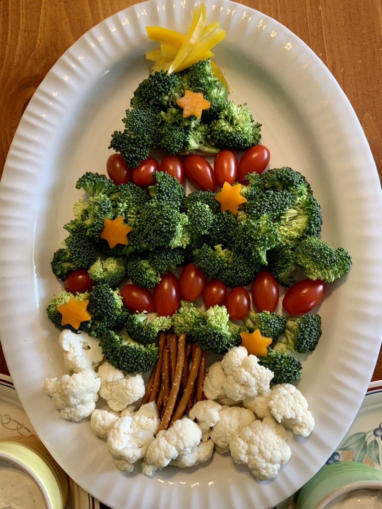 Christmas Veggie Dip Tree