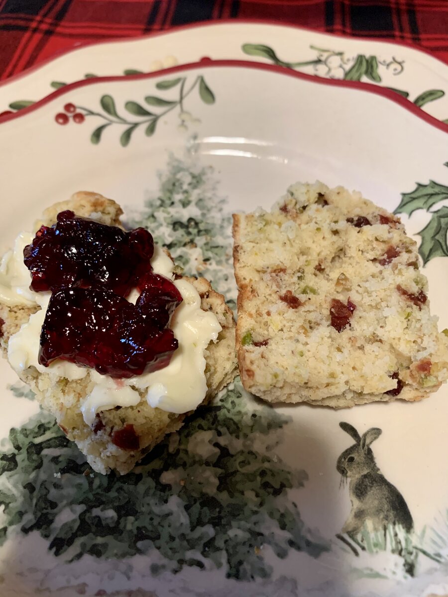 Christmassy Scone