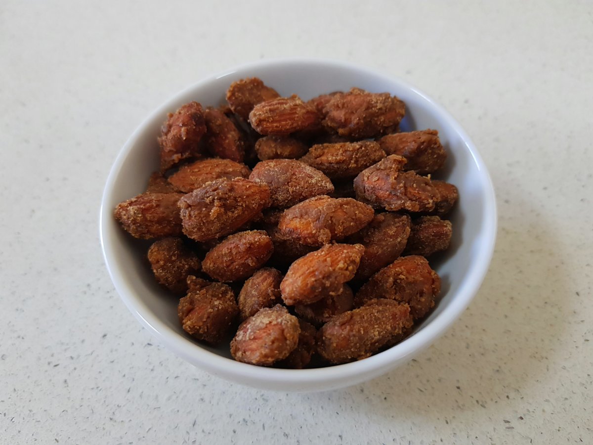 Coconut Sugar & Maple Syrup Coated Almonds