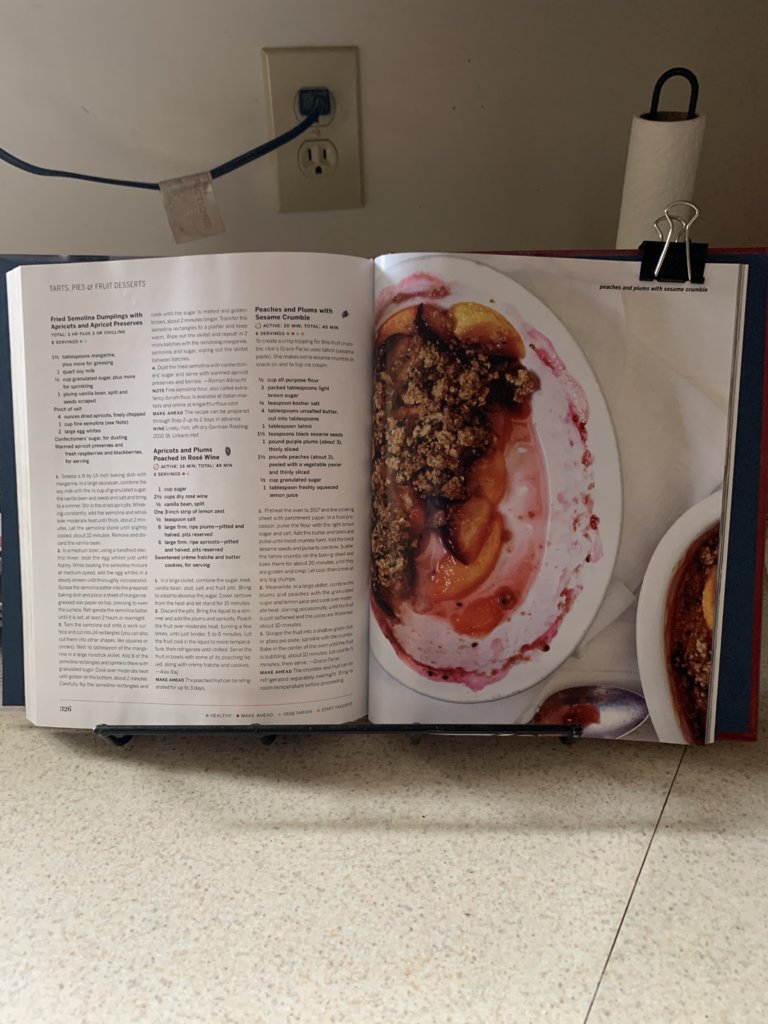 Cookbook And Holder