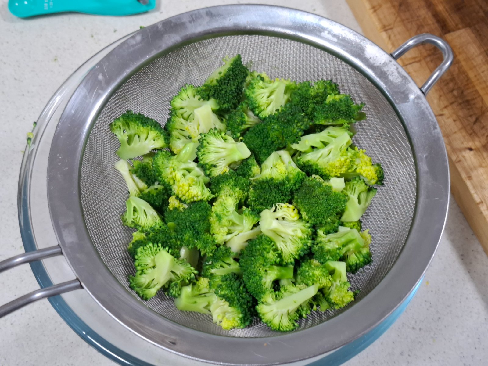 Cooked florets