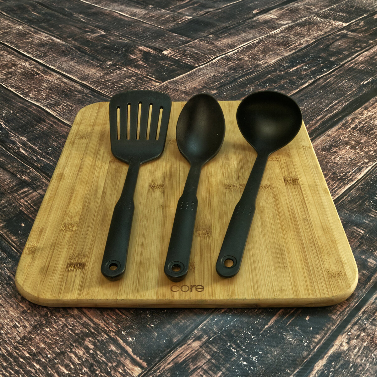 Cooking Utensils (Slotted Spatula, Cooking Spoon and Ladle)