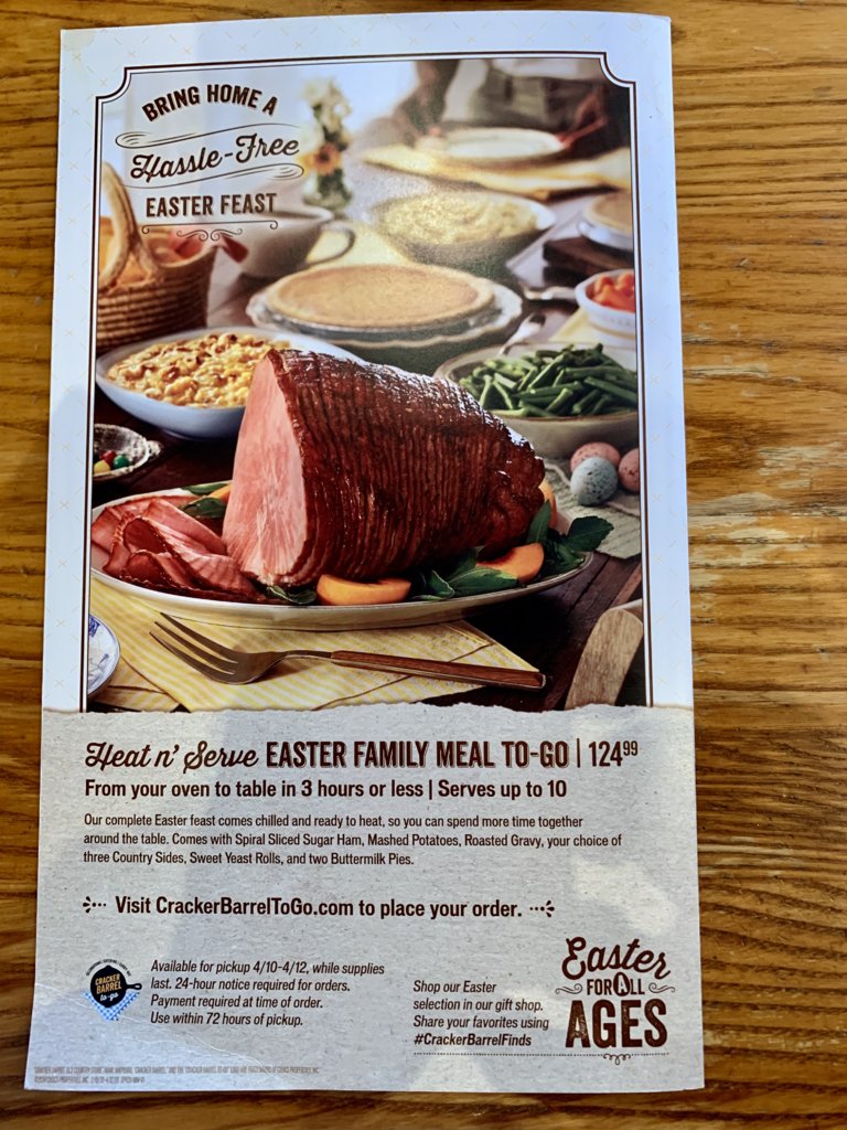 Cracker Barrel Menu 4