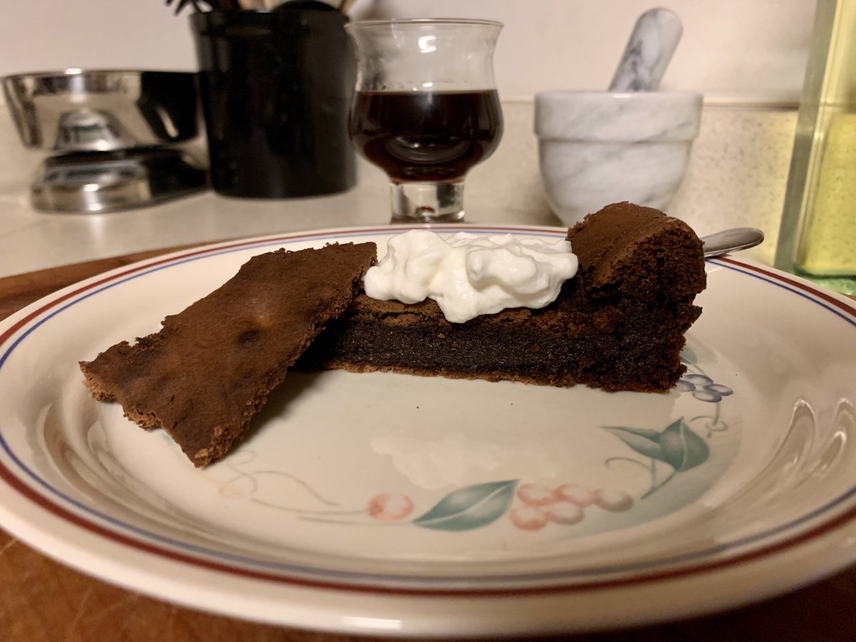 Crappy...er...Craggy Chocolate Cake