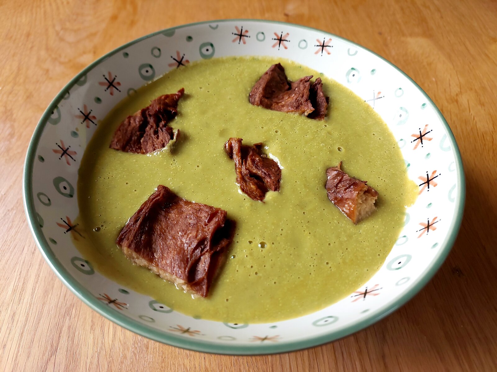 Creamy Courgette & Pea Soup