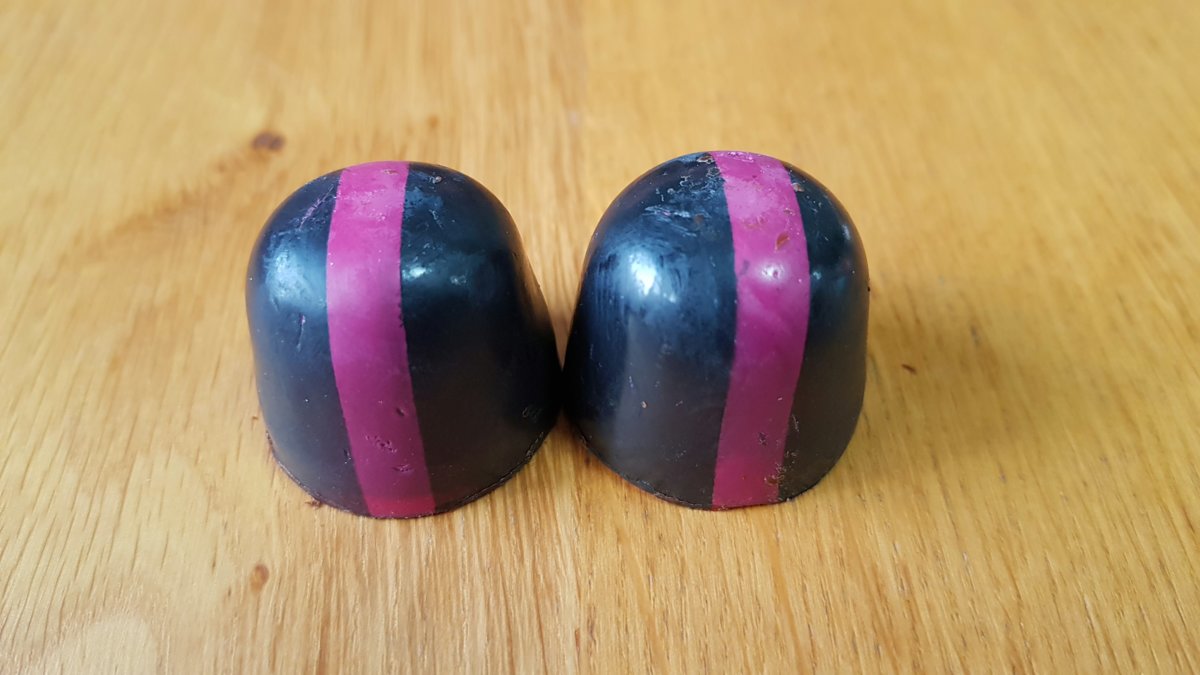 Dairy free, liquorice gnache chocolates