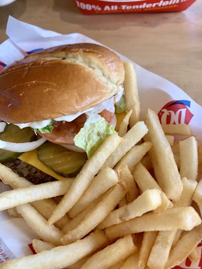 DQ Cheeseburger