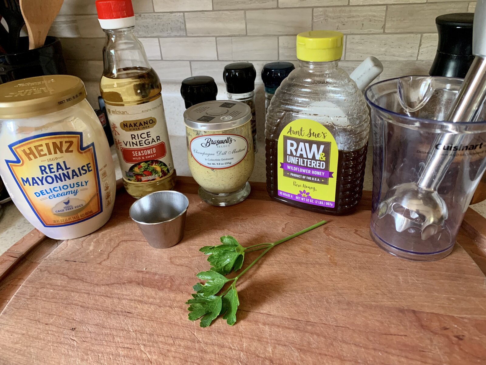 Dressing Ingredients (Minus The Oil)