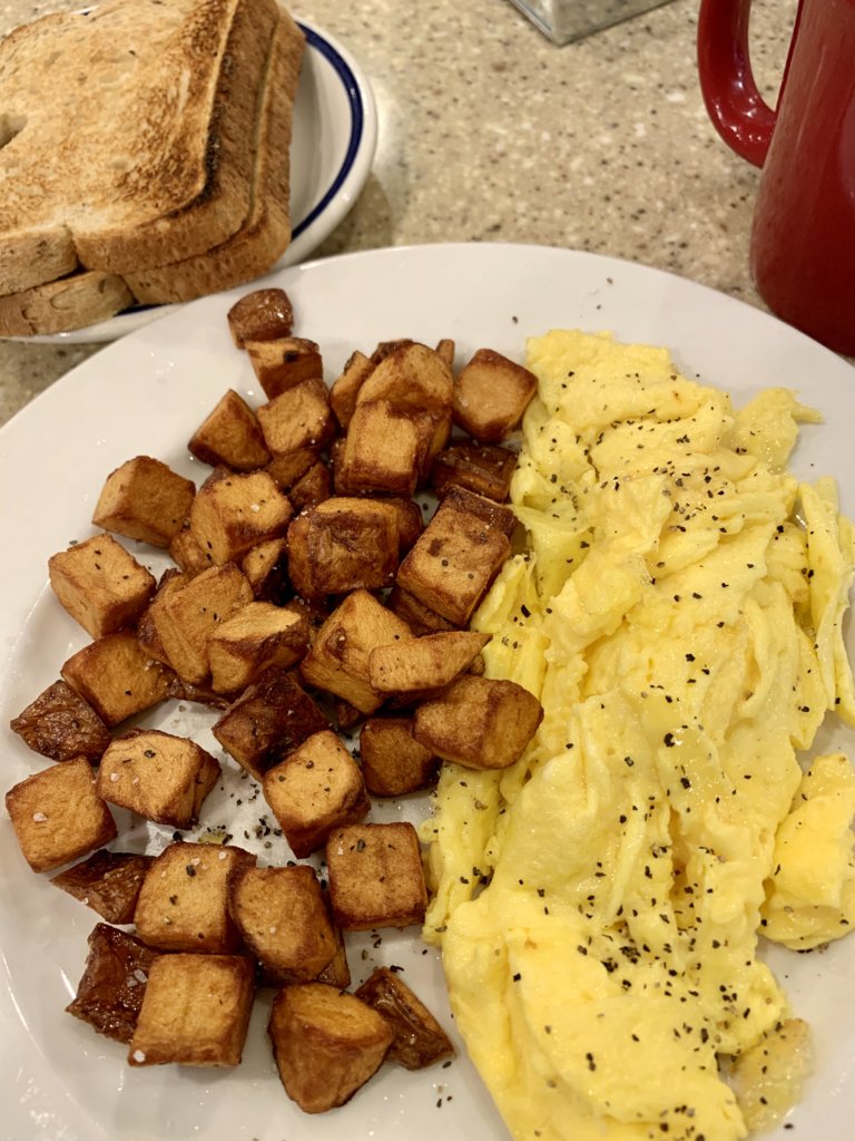 Eggs, Home Fries, Toast (Bob Evans)