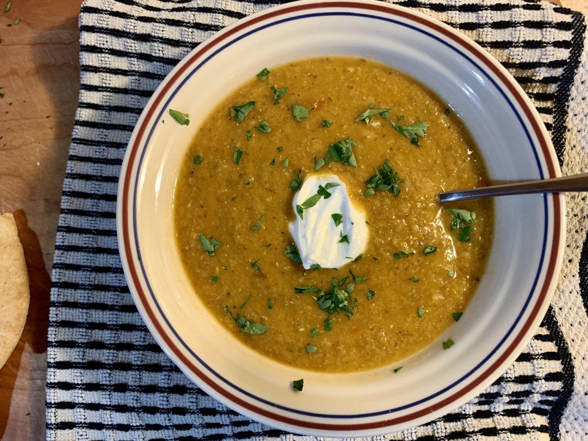 Egyptian Red Lentil Soup