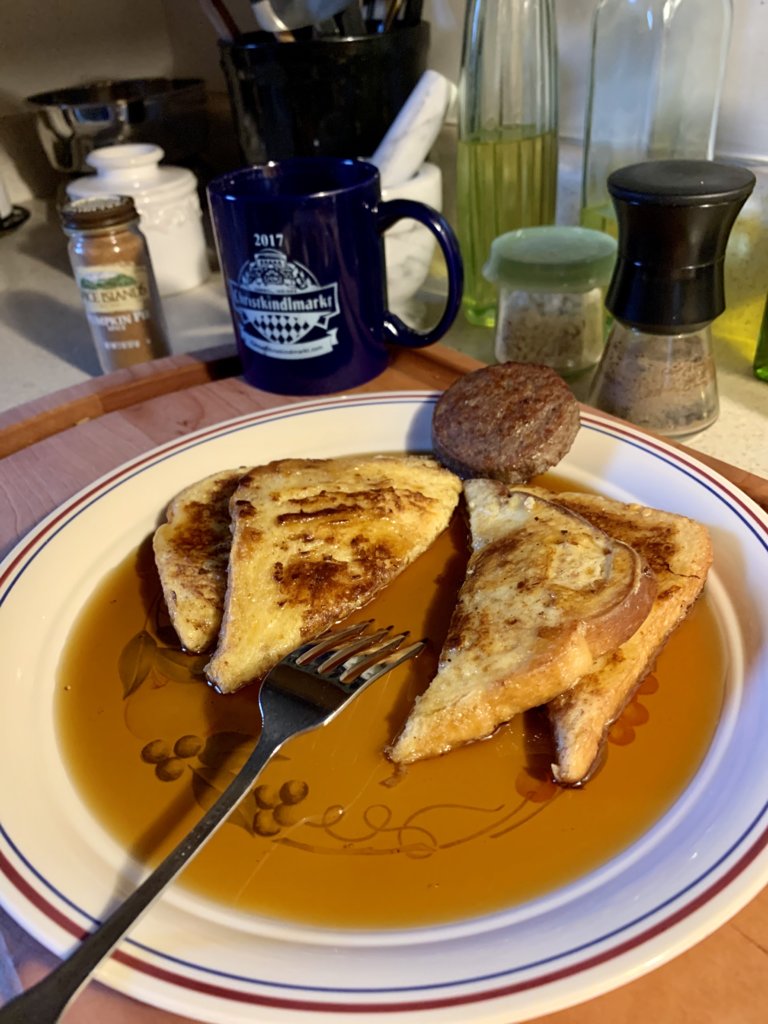 French Toast And Maple Sausage