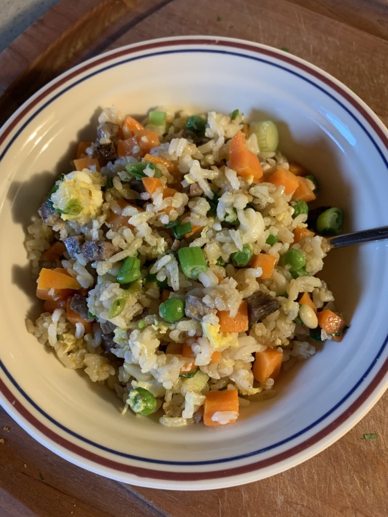 Fried Rice W/ Roast Beef