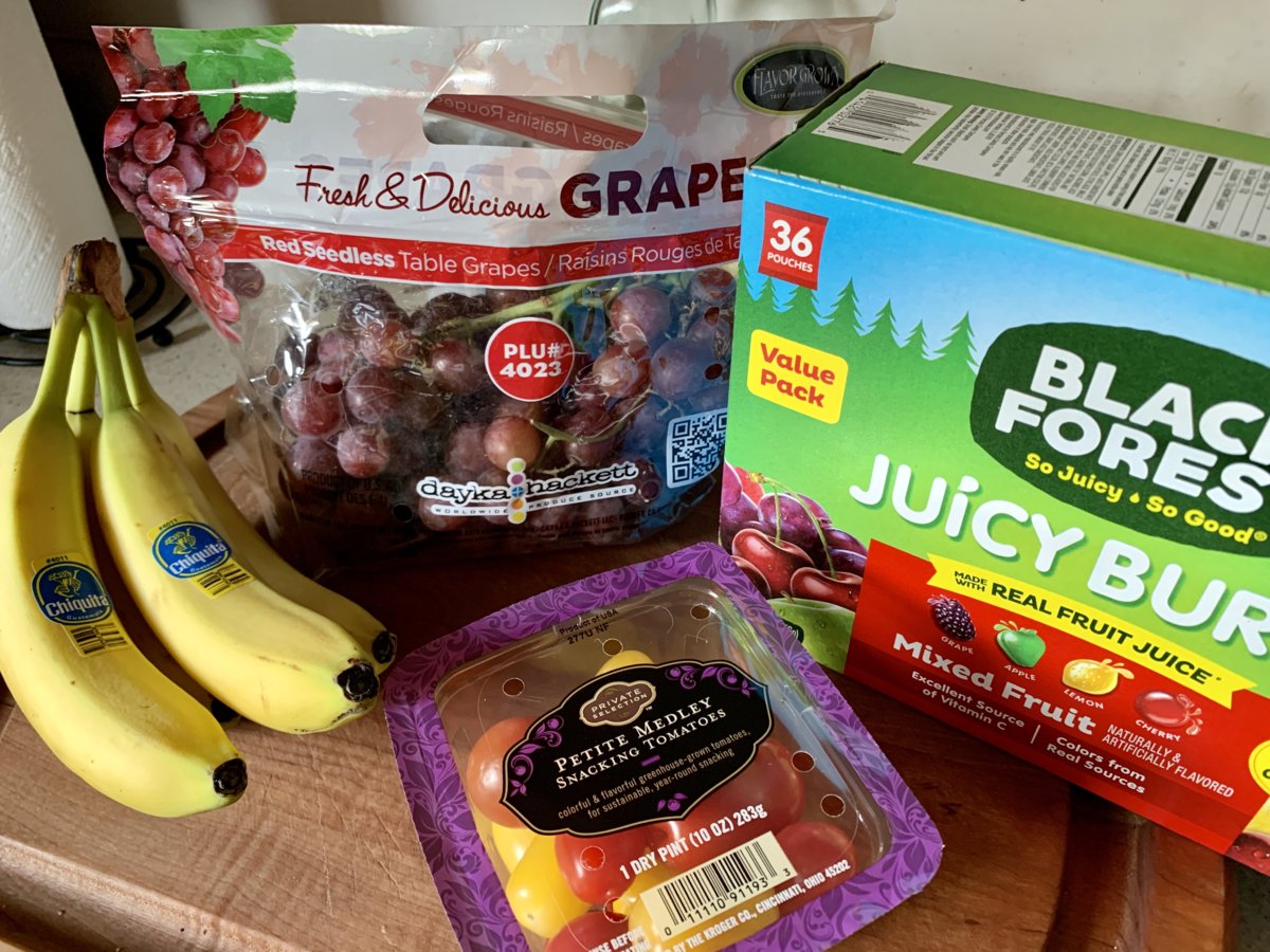 Fruit & Veg (Yes, I'm Counting The Gummies As Fruit)